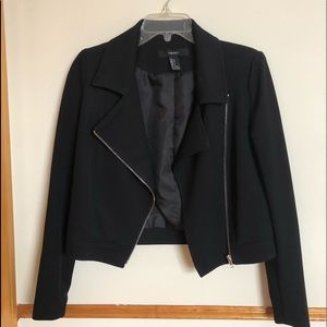 Forever 21 Cropped Jacket Black